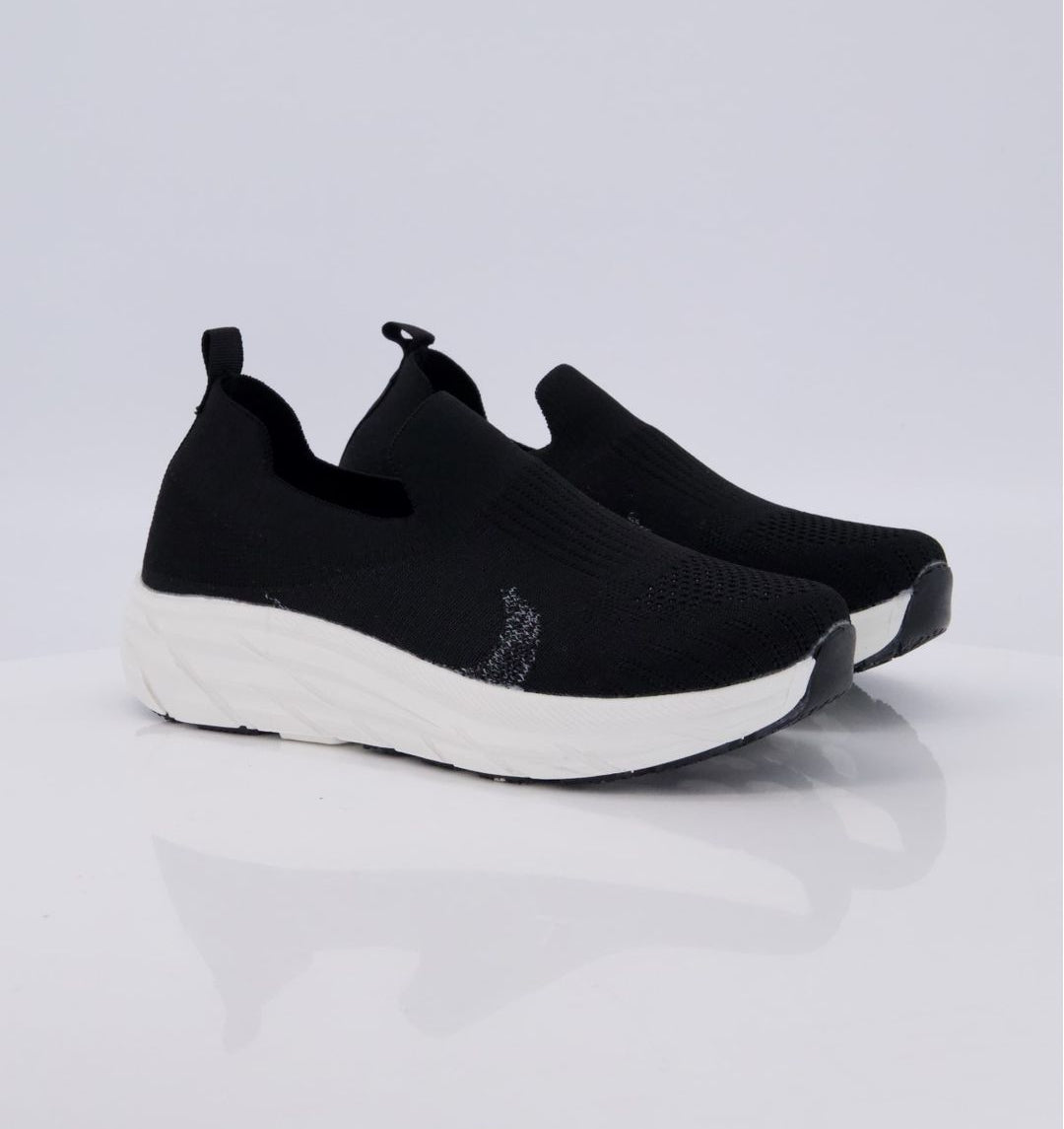 Men Comfortable Skechers Black By Kicks Walk